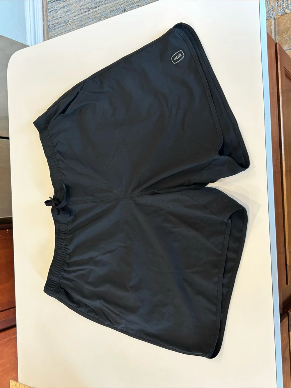 Bass Outdoor Black Performance Shorts Men's Size XL Polyester Machine Wash